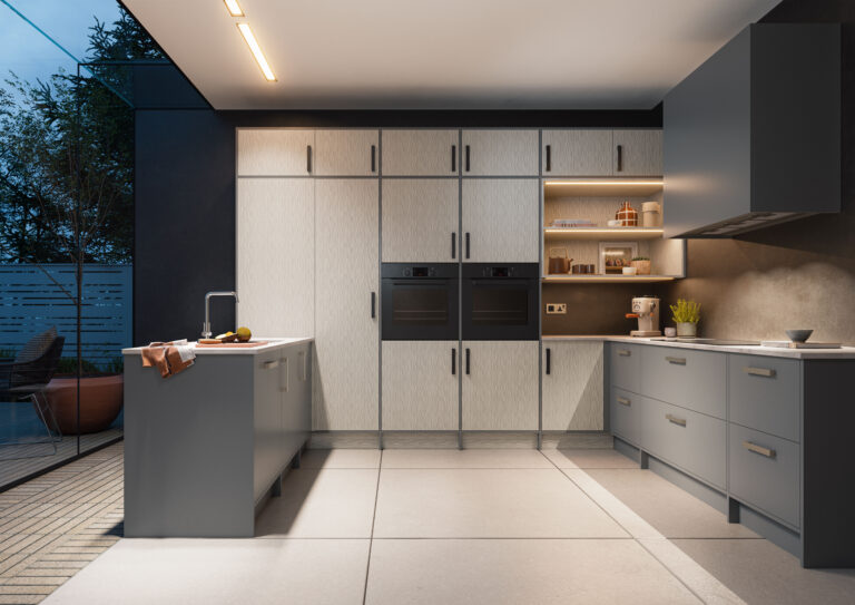 Plana Forma Crema and Pure Matt Onyx Grey kitchen — Rooskey Kitchens, Co. Roscommon